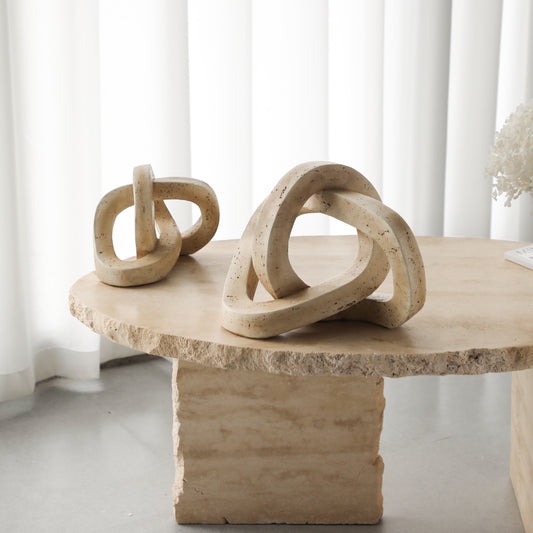 Interlocking resin decor