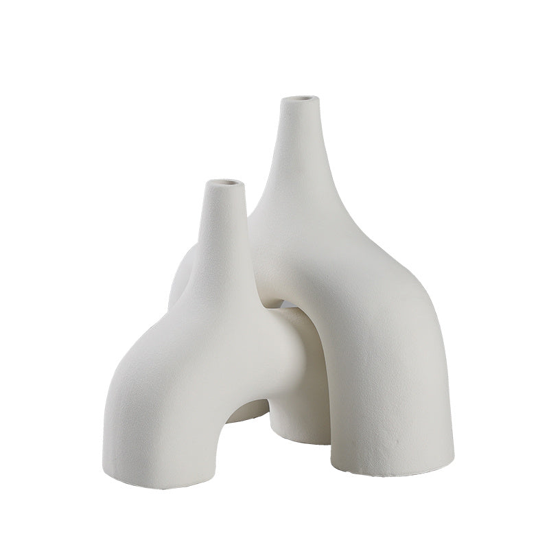 Narrow Mouth Wide Body Vase