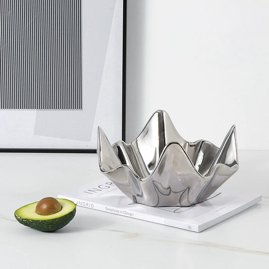 Decorative Silver Bowl