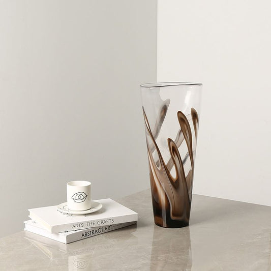 Seaweed Handmade glass Vase