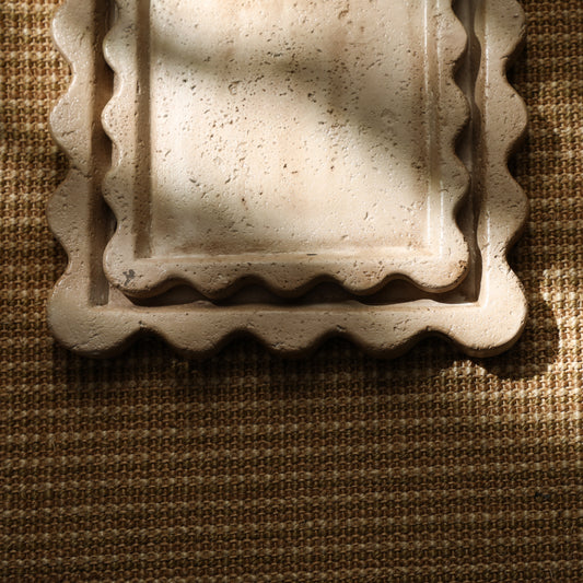 Travertine Curved Edge