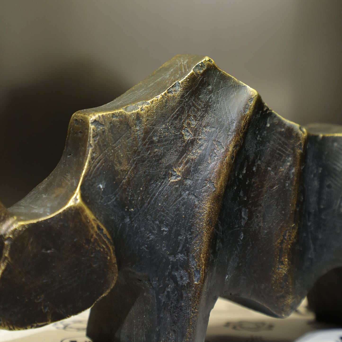 Golden Horned Rhino