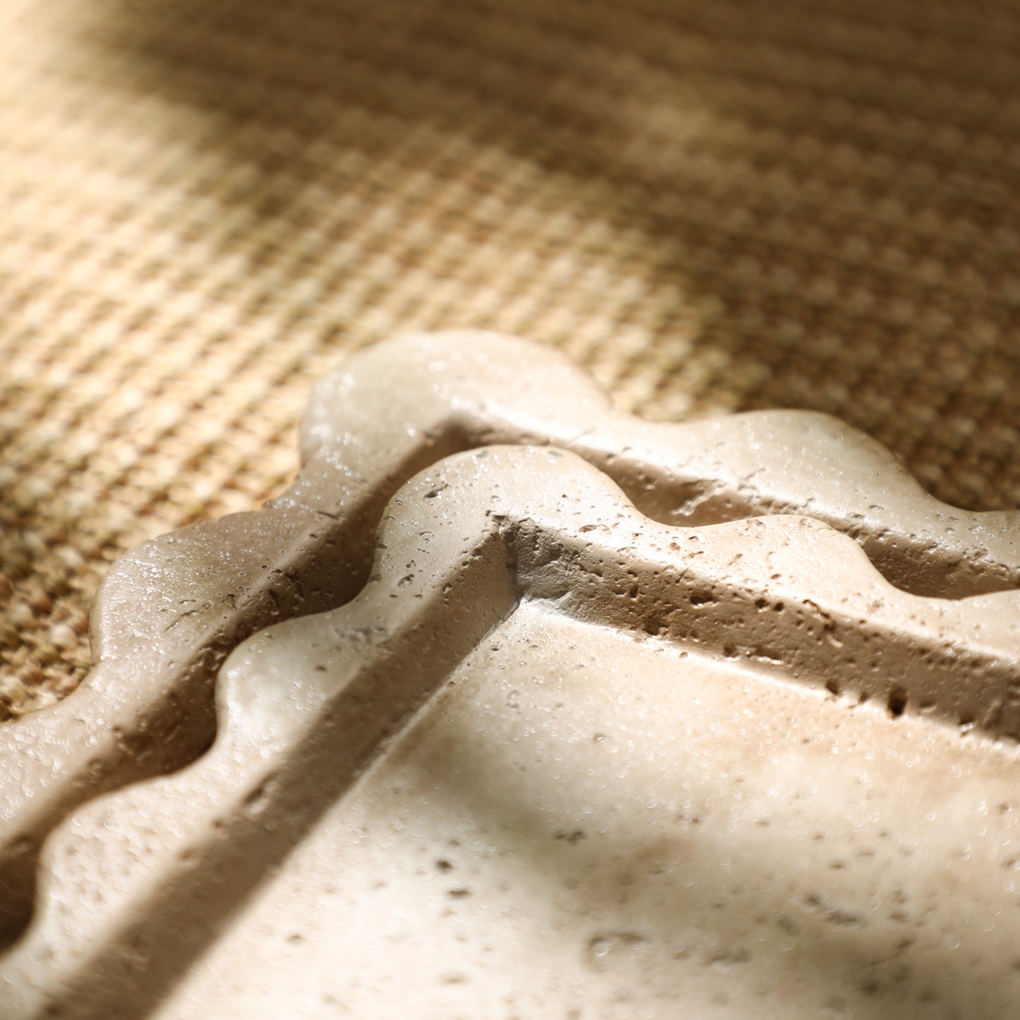 Travertine Curved Edge